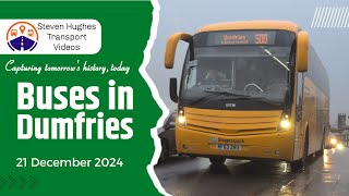 Buses in Dumfries | Bus Spotting | 21 December 2024