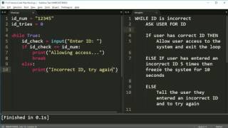 Python Programming Series (Flowcharts & Pseudocode): Structured English