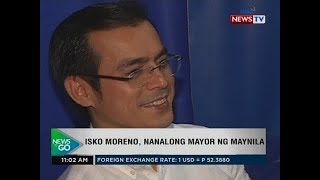 NTG: Isko Moreno, nanalong mayor ng Maynila