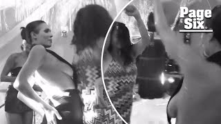 Bianca Censori gyrates with Penélope Cruz on the dance floor while celebrating 30th birthday