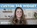 Custom Tab Widget Using Elementor Pro - Can I Recreate It?