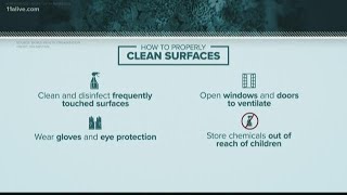 Coronavirus concerns: Tips on cleaning surfaces