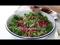 how to make pomegranate salad with kale and quinoa