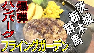 【フライングガーデン・爆弾ハンバーグ】北関東最強ハンバーグ店！太田市飯塚店