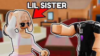 I played MM2 with my LIL SISTER..
