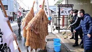 「カッカッカー」声上げ防火願う　山形・上山の奇習「カセ鳥」