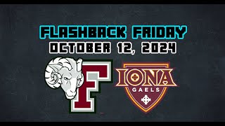 Flashback Friday: Fordham University vs. Iona University (October 12, 2024)