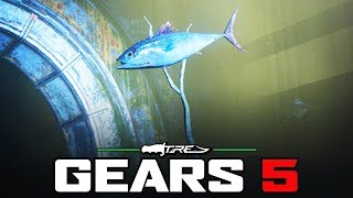 GEARS 5 Campaign Easter Egg - Secret "Fish Stick" Mace Weapon (GEARS 5 Easter Eggs)