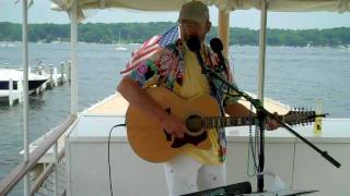 Jay Eigel on the Steam Yacht Louise, Williams Bay, WI