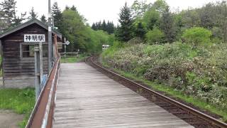 2012-05-28JR江差木古内線上り列車神明駅