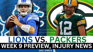 Lions vs. Packers Preview, Prediction, Injury Report, Jared Goff, Aidan Hutchinson, & D’Andre Swift