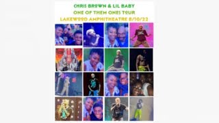 WANIE’S CHRIS BROWN & LIL BABY ONE OF THEM ONES TOUR EXPERIENCE @ LAKEWOOD AMPHITHEATRE 8/10/22