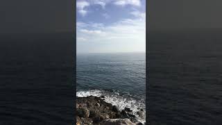 View of the sea from Lighthouse of Monemvasia (Φάρος Μονεμβασιάς) in Peloponnese, Greece