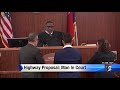 man who caused masive traffic backup on highway for proposal appears in court