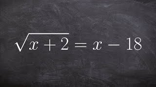 Math Tutorial for Solving Radical Equations