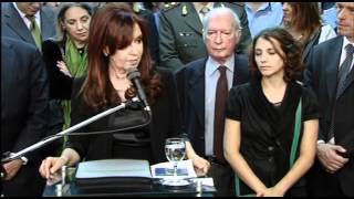 22 de Mar. Presentación Informe Rattenbach. Cristina Fernández