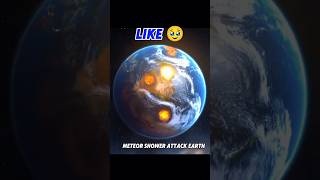 Meteor Attack's on Earth 😱#shorts #shortvideo #viralshorts #planet #earth #attack