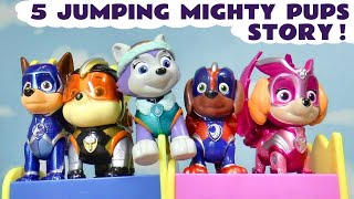 5 Jumping Mighty Pups Story