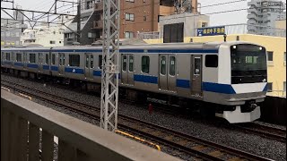 【低速通過】1148M 常磐快速線 E531系0番台K410＋K479編成 快速 品川行 松戸～北千住間(綾瀬駅) 通過 A1212-03