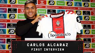 CARLOS ALCARAZ JOINS SAINTS | Our first interview with the club's new signing