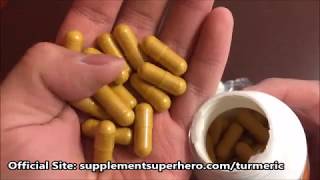 Turmeric Pills Review: Vita Balance Supplement Product Opening