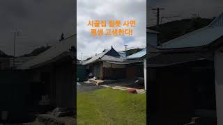 시골집 잘못 사면 평생 고생한다! 재미있는 Shorts 옛날집 여행 한옥 오지마을 부동산 빈집 골동품