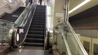 【フジテック】1X エスカレーター　戸越駅 1X escalator Togoshi station Toei Asakusa line Tokyo Japan