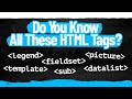 5+ Must Know HTML Tags That Almost Nobody Knows