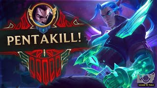 HYPER YASUO PENTAKILLS 2019 - GOD LEVEL YASUO PENTAKILLS MONTAGE RANKED