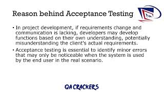 Tutorial 14 : Software Testing - Acceptance Testing
