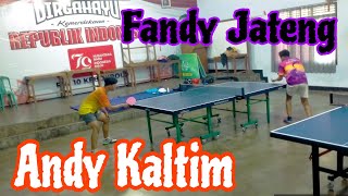 Fandy Jateng vs Andy Kaltim #tabletennis #pingpong #ittf  #tenismeja #wtt