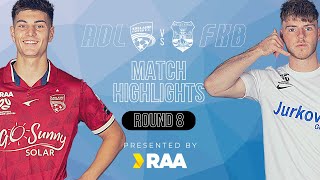 RD8 #RAANPLSA 2023 Highlights | Adelaide United v FK Beograd