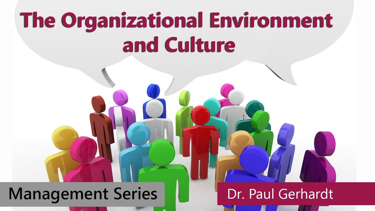 Managing The Organizational Environment And Culture - YouTube