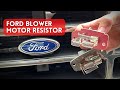 Blower Motor Not Working In All Speeds? OBS Ford F150 Blower Resistor  Replacement