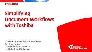 Simplifying with Toshiba - Assembly