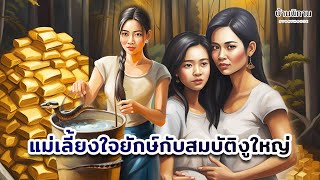 แม่เลี้ยงใจยักษ์กับสมบัติงูใหญ่ :  เสน่ห์มารยาหลอกลวง สุดท้ายรับผลกรรม I  #นิทานก่อนนอน   StoryHouse