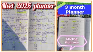 Neet preparation starting from zero|Best 4 month strategy for neet 2025