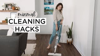 10 MINIMALIST CLEANING HACKS | Habits For A Clean And Tidy Home