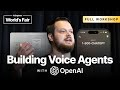Building voice agents with OpenAI — Dominik Kundel, OpenAI