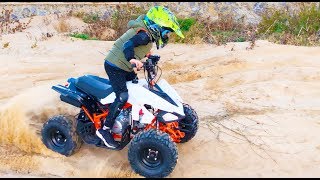 ALİNİN YENİ BENZİNLİ ATV Little child Ride on Quad Bike