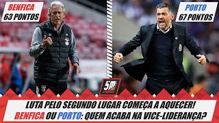 Benfica ou Porto: quem vai acabar na vice-liderança do campeonato?