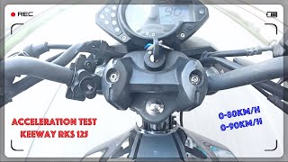 Keeway RKS 125 | POV Acceleration Test