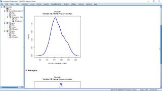 SPSS (R Essentials) - Kernel Density Estimation