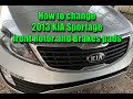 How to replace front Rotors and Brakes in 2013 KIA Sportage 2.4