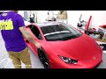 satin red chrome lamborghini huracan lp 610 looks outrageous