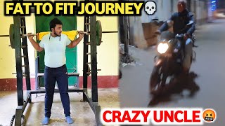 This Uncle Forgot How To Drive?Just Inches Away From Disaster🤬||Fat To Fit Transformation Journey🫰♥️