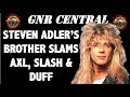 Guns N' Roses News: Steven Adler's Brother Blasts Axl Rose, Slash and Duff McKagan!