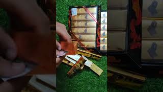 Gold chocolate unboxing