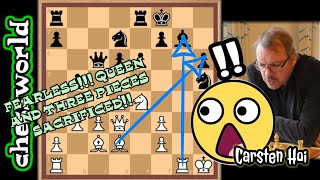 BRUTAL!!! FOUR PIECES SACRIFICED!!! HOI VS GULKO 1988|| BEAUTIFUL CHESS TACTICS