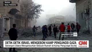 Detik-detik Israel Mengebom Kamp Pengungsi Gaza